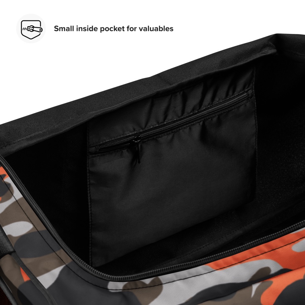 Orange camo duffel bag - Picture 16 of 16
